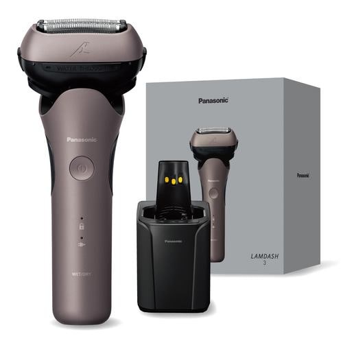 パナソニック ES-L382W-N ラムダッシュ 3枚刃 リニアモーター搭載 全自動洗浄充電器 防水 密着3Dヘッド ブラウンゴールド