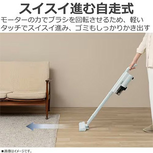 東芝 VC-CL15(L) コードレスクリーナー フィルターレスサイクロン式 からみレス自走ヘッド 床見極めセンサー搭載 アイスブルー