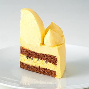 【Xmas】ポムポムプリン 聖夜のカスタードクリームケーキ プリン風味4号