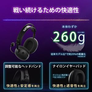 ソニー WH-G910N B ゲーミングヘッドセット INZONE 有線・無線両対応 EQプリセット搭載 ノイズキャンセリング ブラック