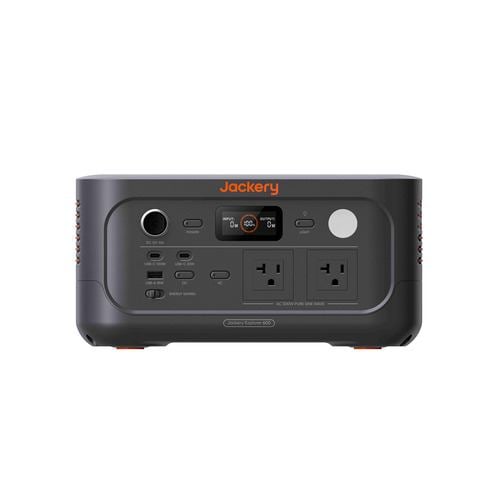 Jackery Japan JE600A ポータブル電源 600 リン酸鉄リチウムイオン電池 定格出力 500W AC100V コンセント 2口 USB-A出力x1、USB-C出力x２