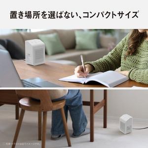 パナソニック DS-FB500-W セラミックファンヒーター 温風2段階 涼風切替 転倒OFFスイッチ 小型軽量 IPX1防水 ウォームホワイト