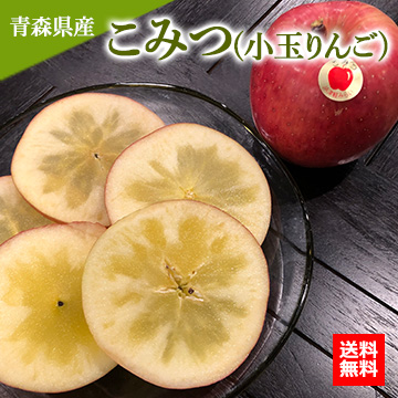 【11月中旬以降のお届け予定】[一富士][青森県産]こみつ(小玉りんご) 約2kg(6〜12玉)