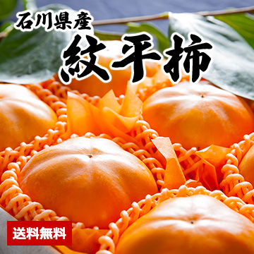 【10月下旬以降のお届け予定】[一富士][石川県産]紋平柿 約2.5kg