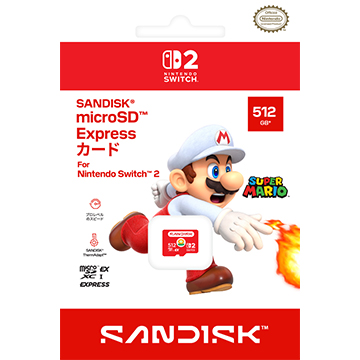 SanDisk microSD Express Card 512GB for Nintendo Switch 2 (99015881)