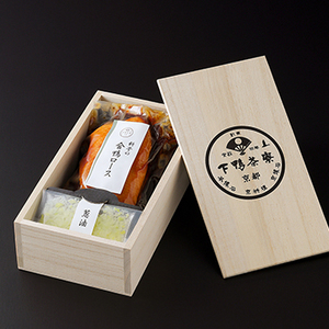 ★京都 「下鴨茶寮」 料亭の合鴨ロース (木箱)