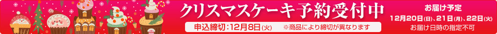 クリスマスケーキ特集